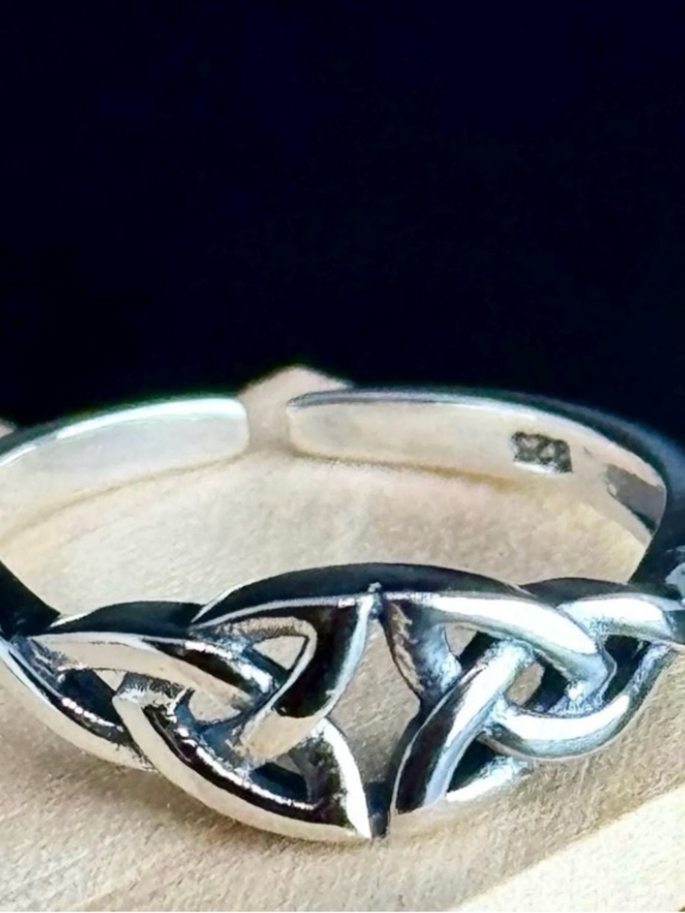 Sterling Silver Celtic Knot Toe Ring